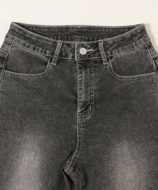 フリルデザインフレアパンツ