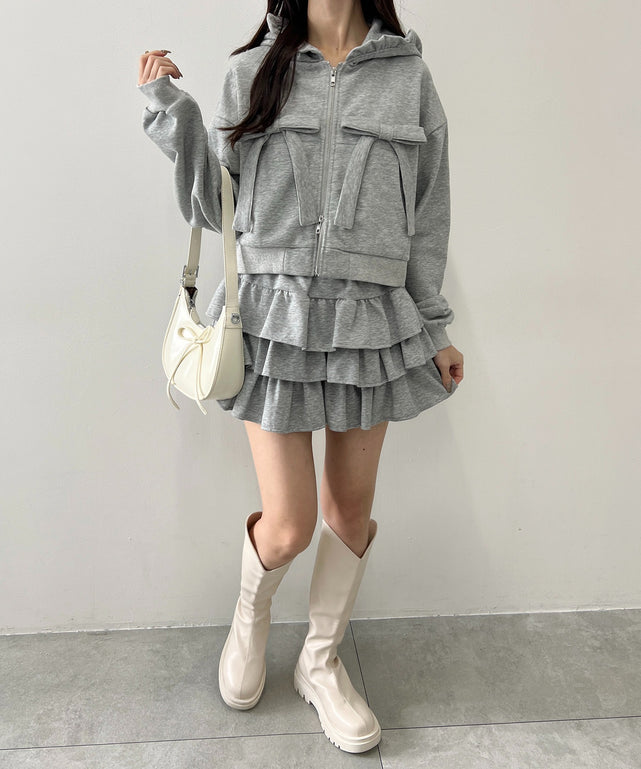 グレー モデル：157㎝ F着用