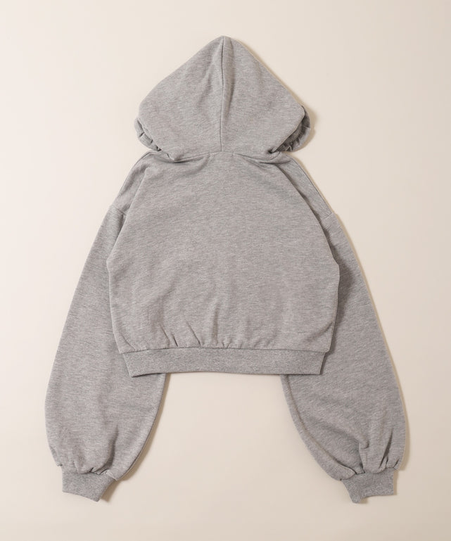 フラワーパッチロゴジップパーカー