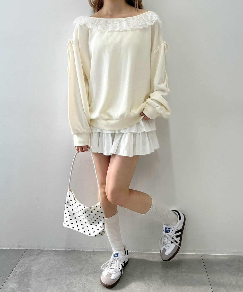 ホワイトアイボリー モデル：160㎝ F着用