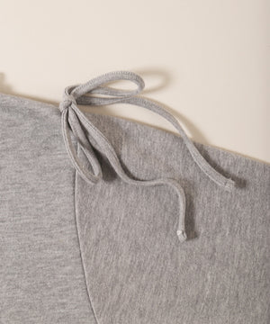 レースパイピングオフショルスウェット