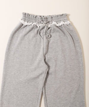 フリルスウェットパンツ