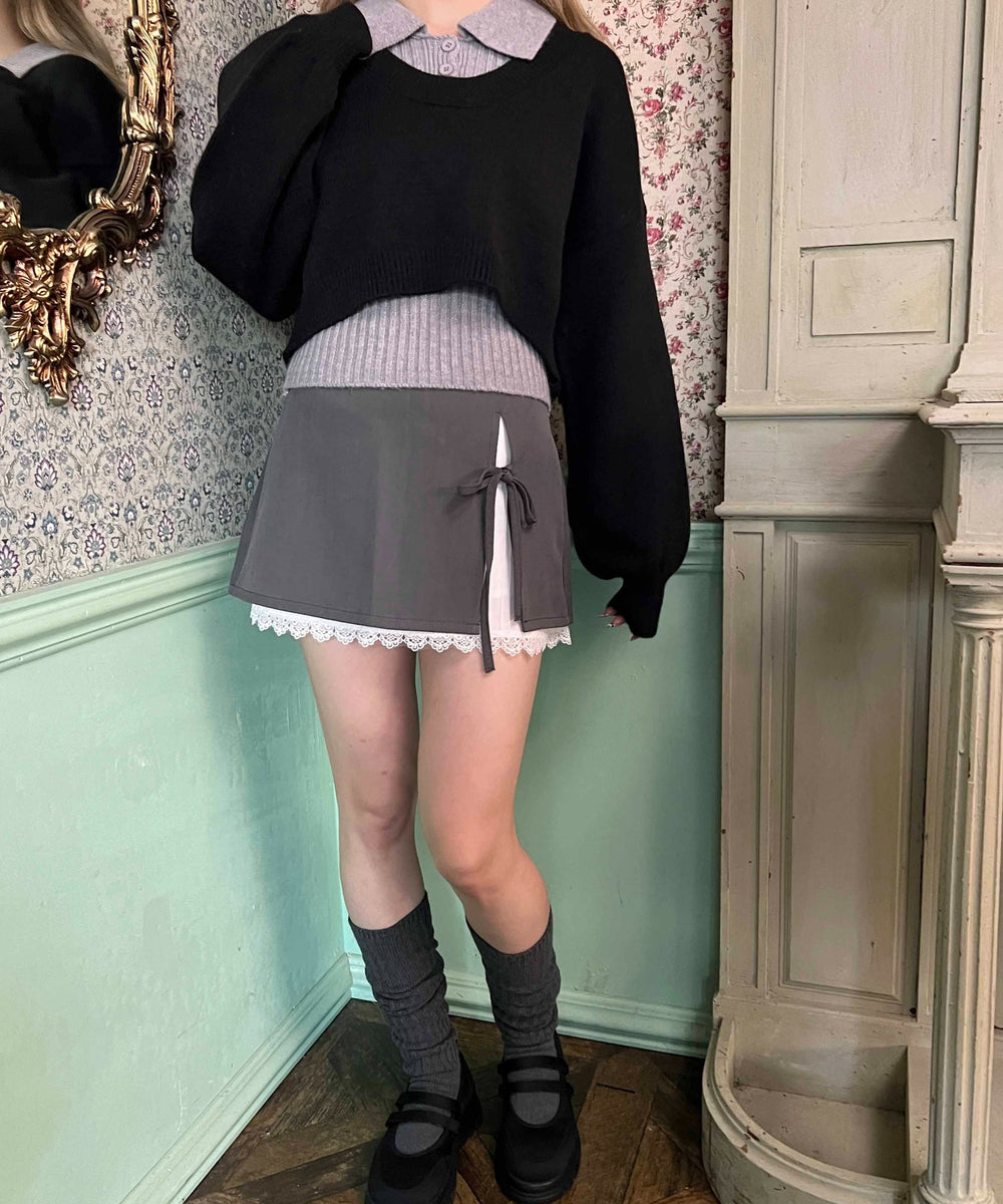 グレー モデル：160㎝ F着用