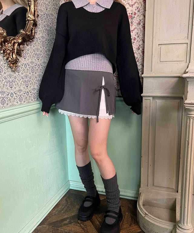 グレー モデル：160㎝ F着用