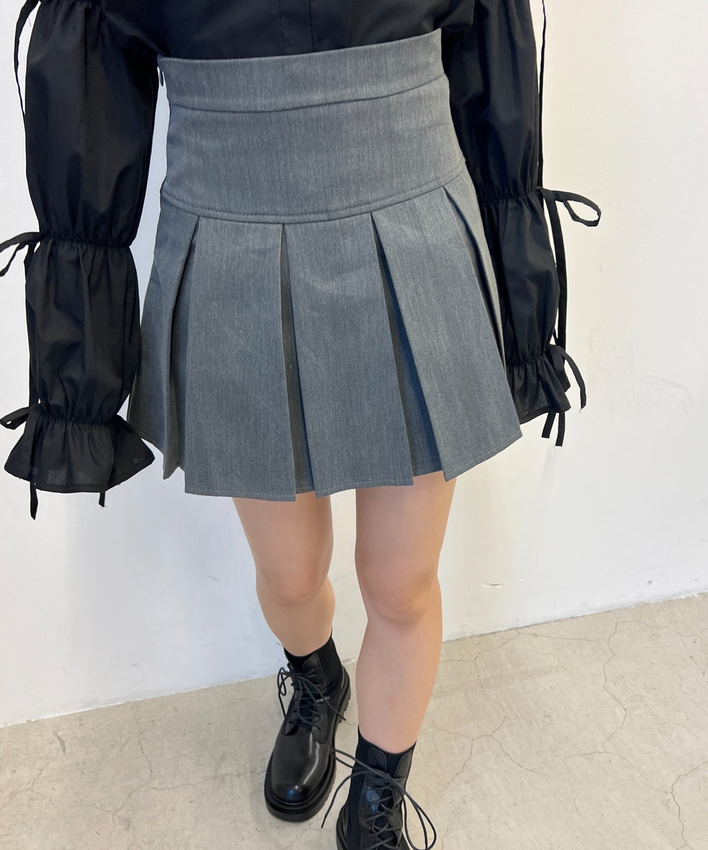 ボックスプリーツスカート