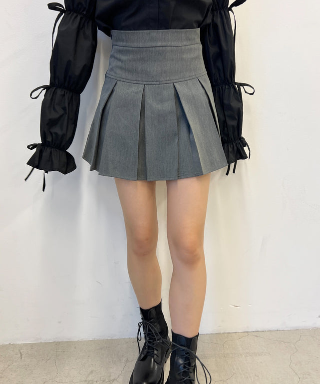 ボックスプリーツスカート
