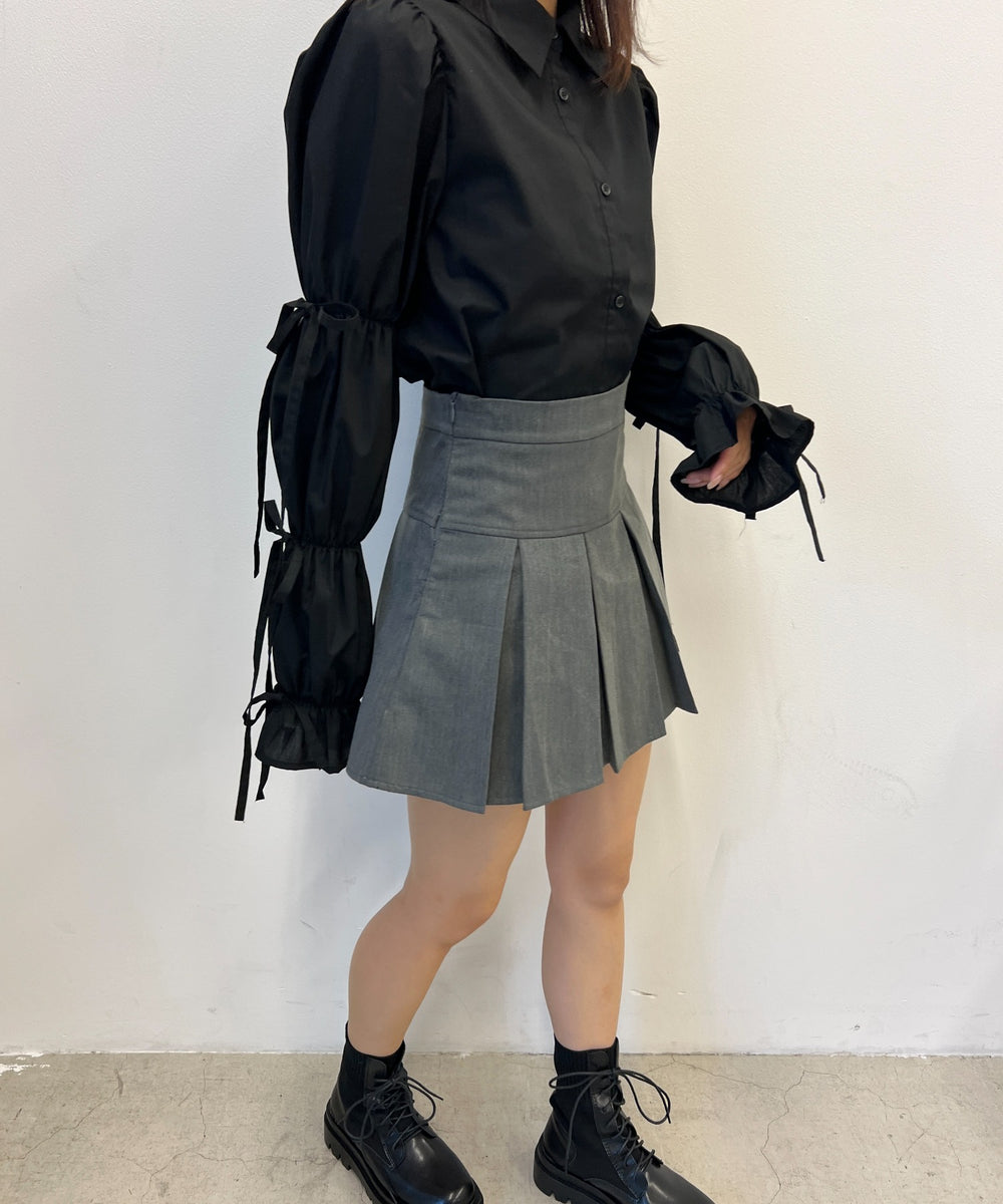 ボックスプリーツスカート