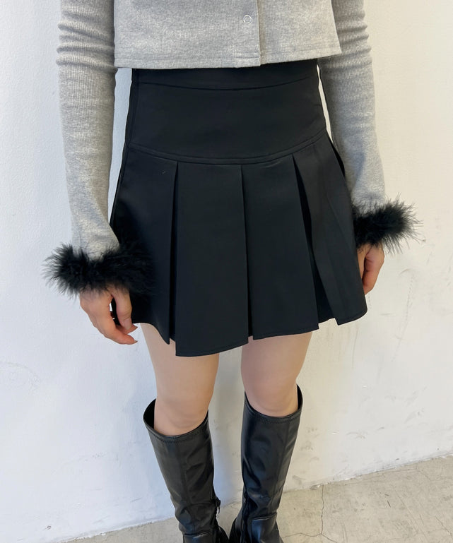 ボックスプリーツスカート