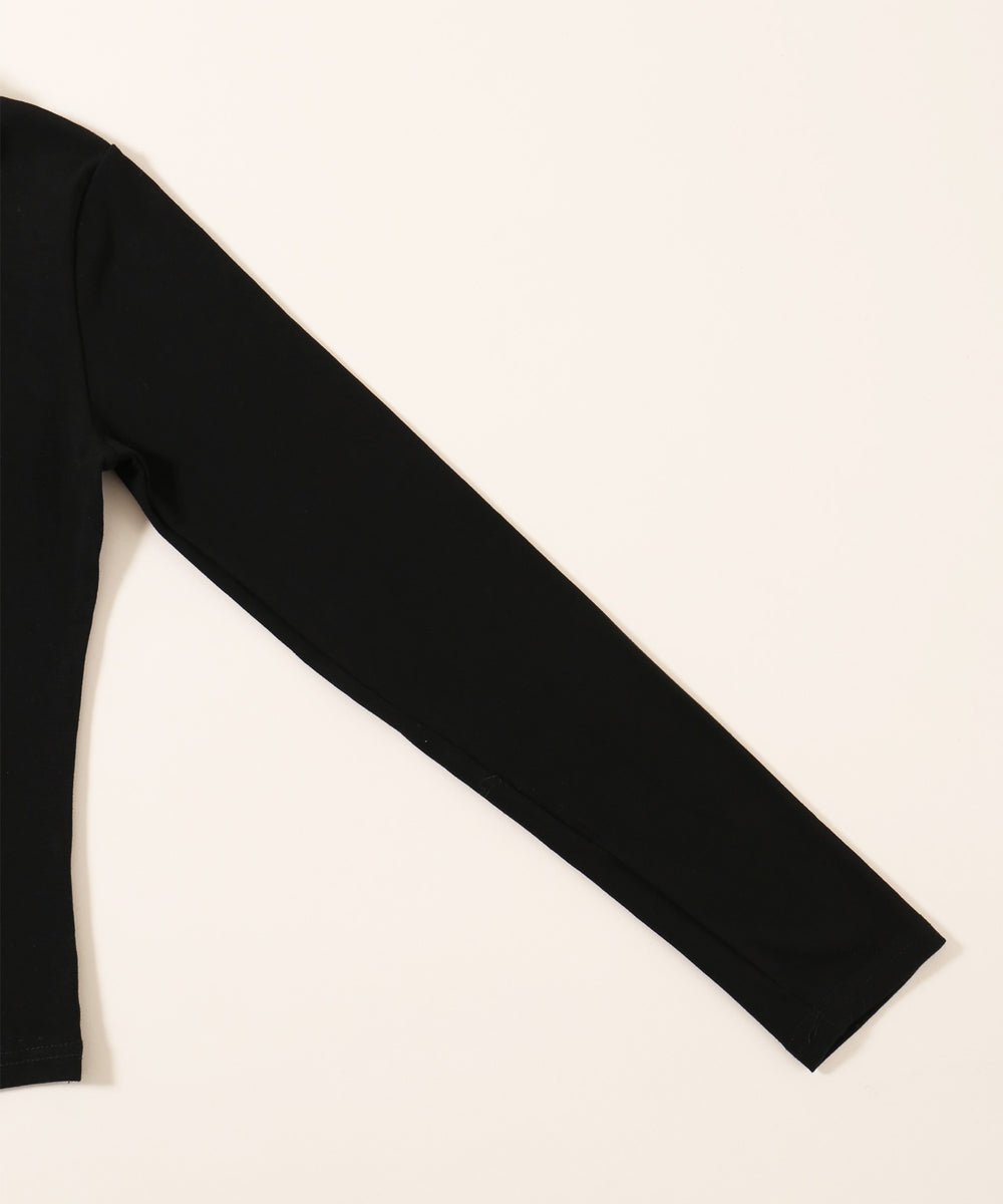 肩リボンオフショルフリルロンT