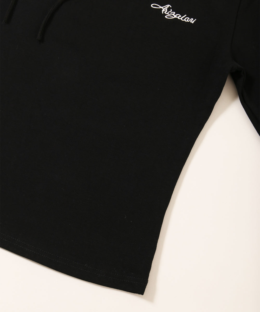 肩リボンオフショルフリルロンT