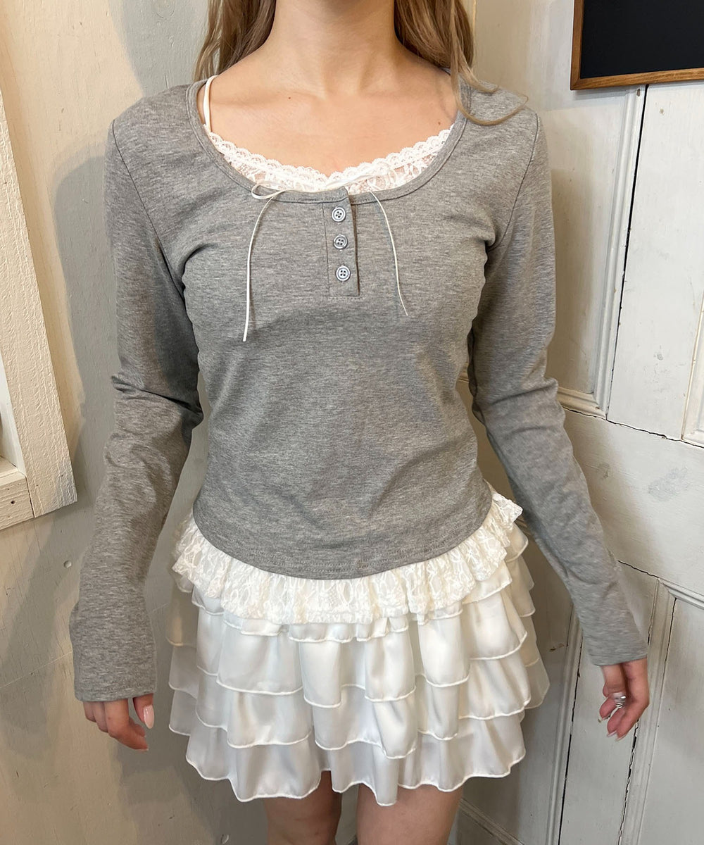 グレー モデル：160㎝ F着用