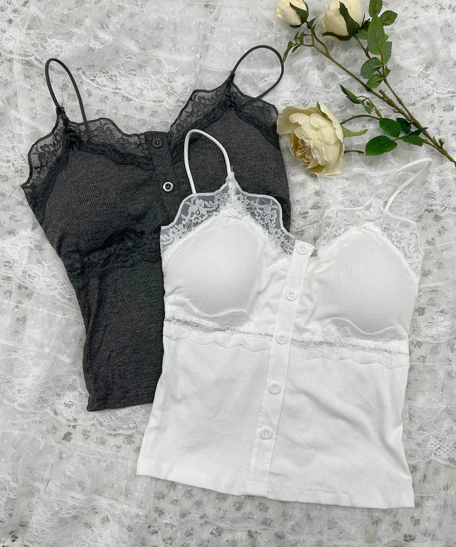 ボタンデザインキャミソール – WEGO ONLINE STORE