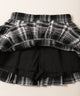 3段チェックフリルスカート