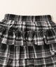 3段チェックフリルスカート