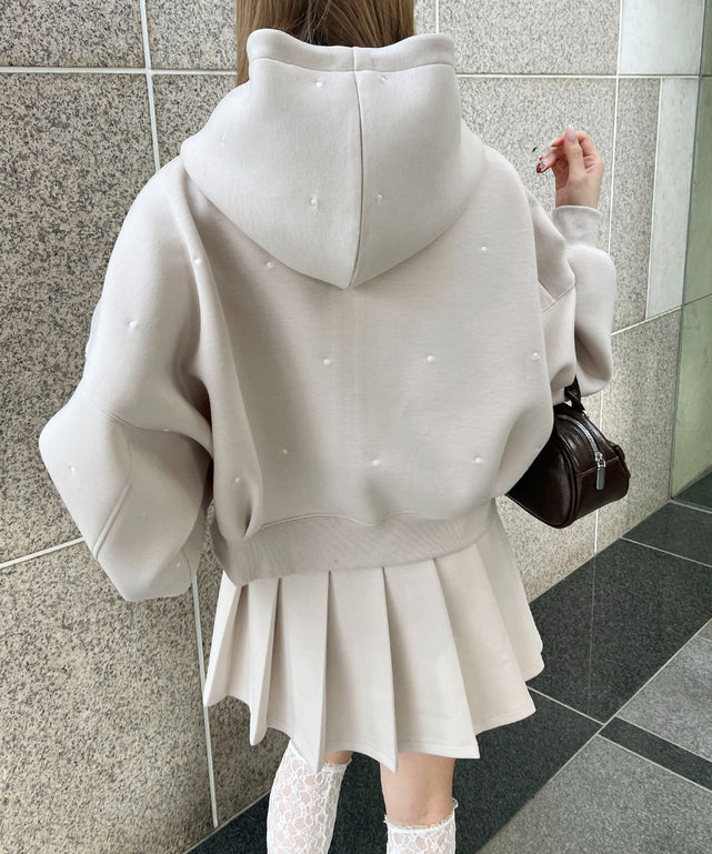 ベージュ モデル：160㎝ F着用