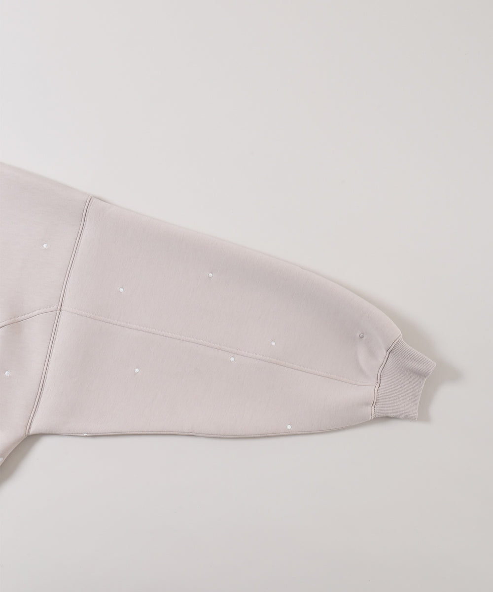 ドットダンボールニットパーカー