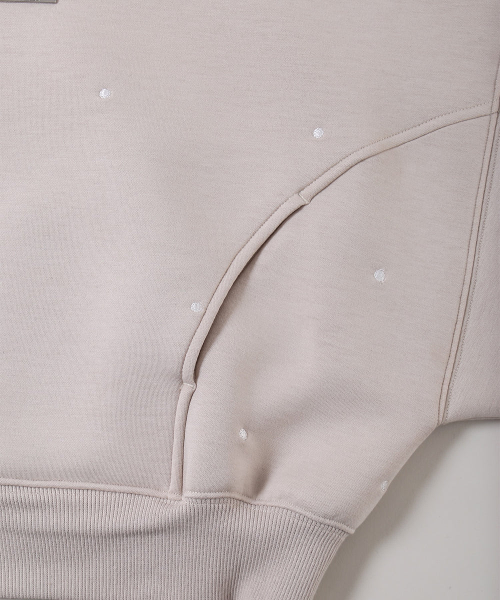 ドットダンボールニットパーカー