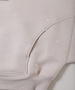 ドットダンボールニットパーカー