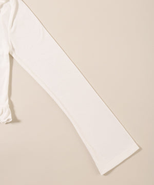 ハリヌキフリルカーディガン