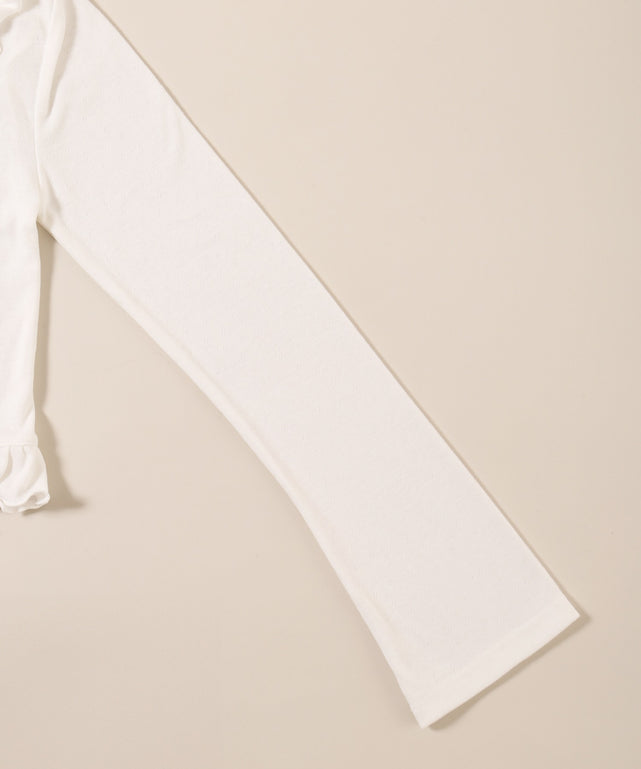 ハリヌキフリルカーディガン