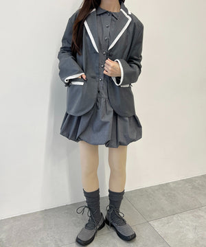 グレー モデル：157㎝ F着用