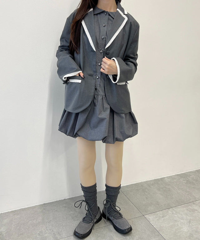 グレー モデル：157㎝ F着用