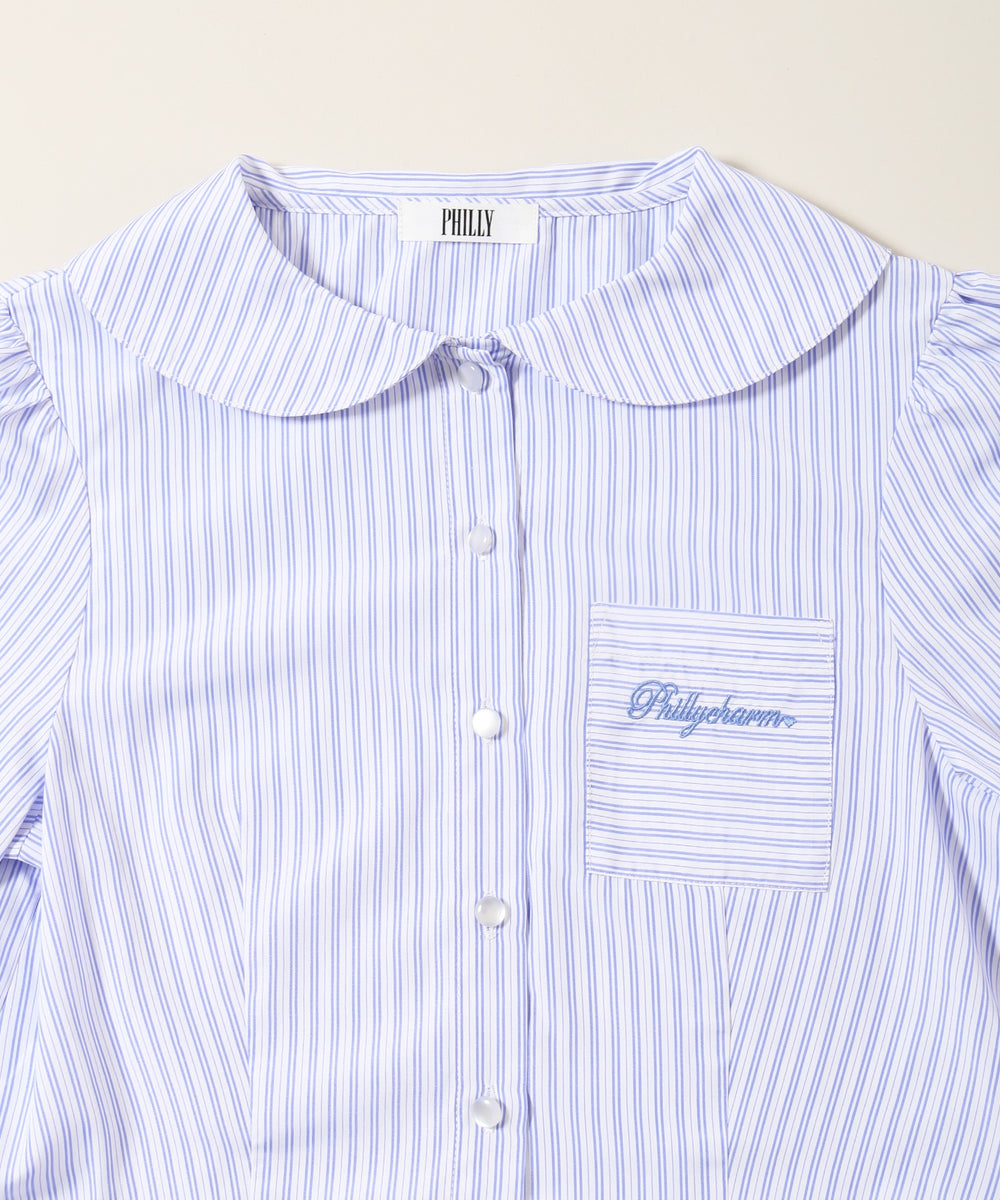 バルーンミニシャツワンピース