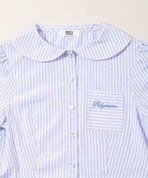 バルーンミニシャツワンピース