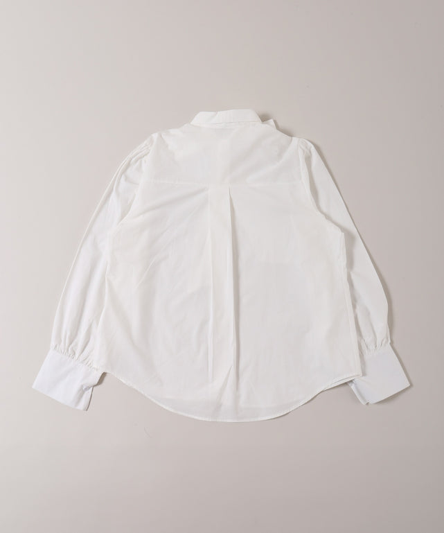 ボウタイ長袖ブラウス