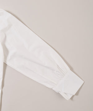 ボウタイ長袖ブラウス