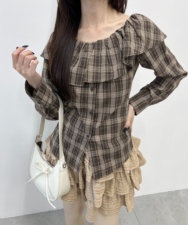 ブラウン モデル：160㎝ F着用