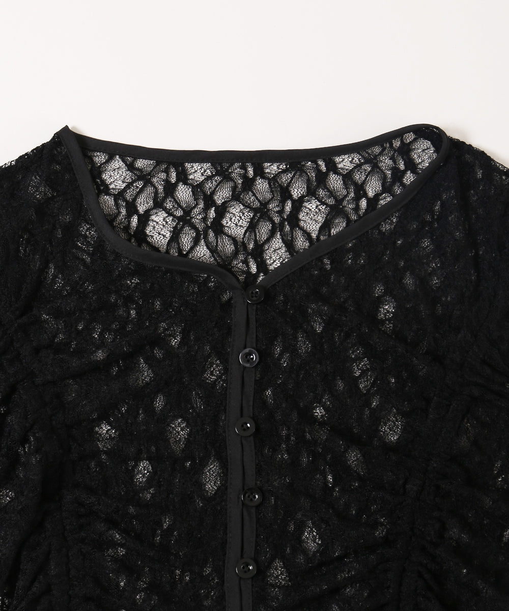 ドロストレースカーディガン