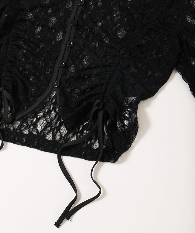 ドロストレースカーディガン