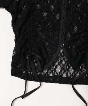 ドロストレースカーディガン