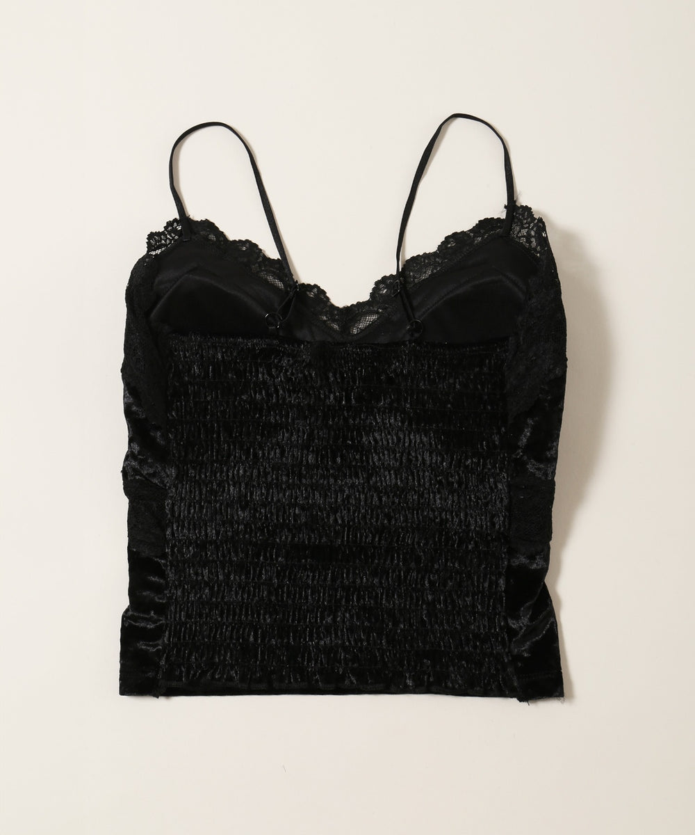 カップインベロアキャミソール