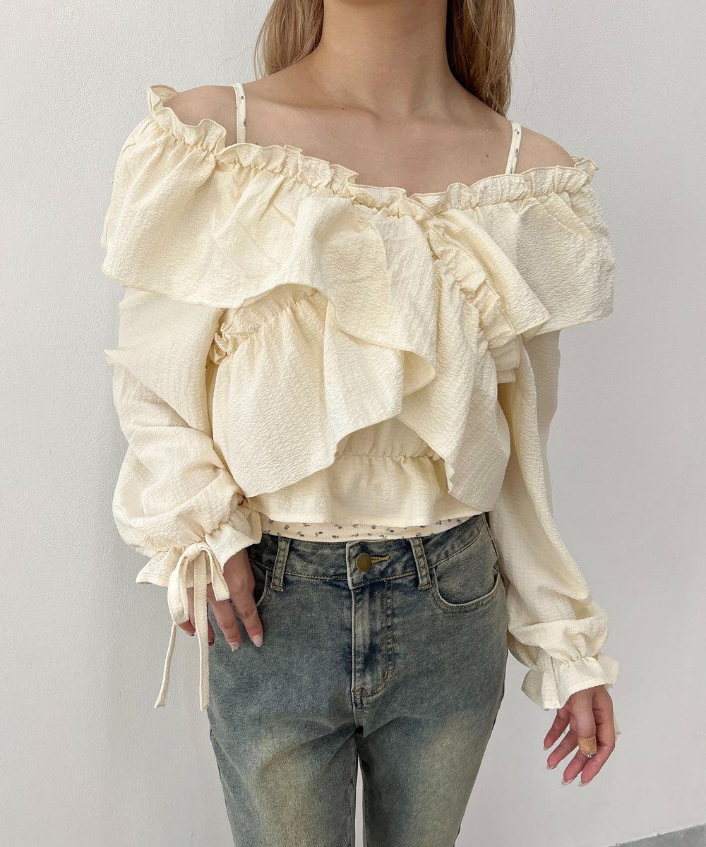 ホワイトアイボリー モデル：160㎝ F着用