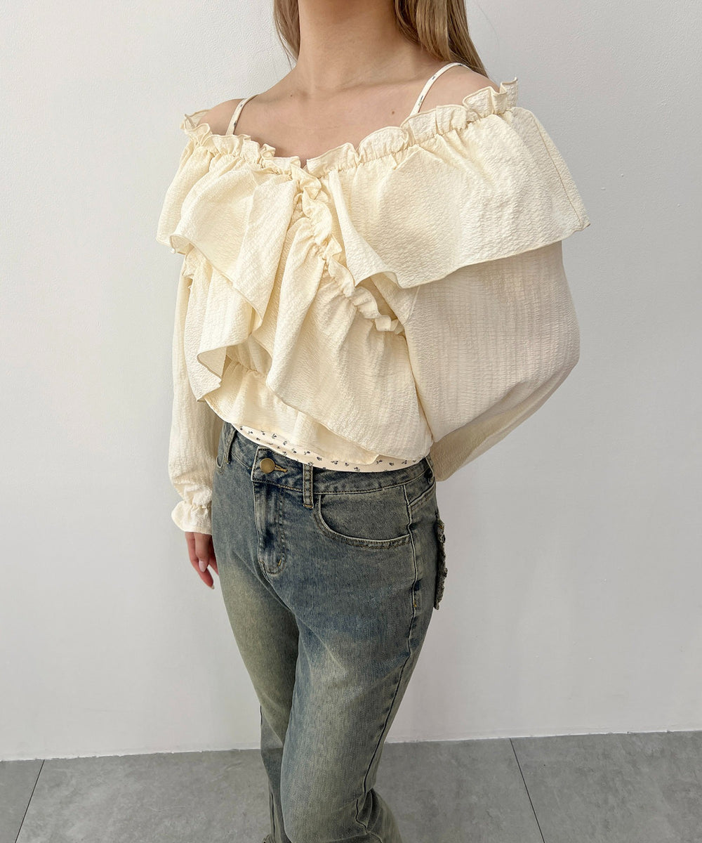 ホワイトアイボリー モデル：160㎝ F着用