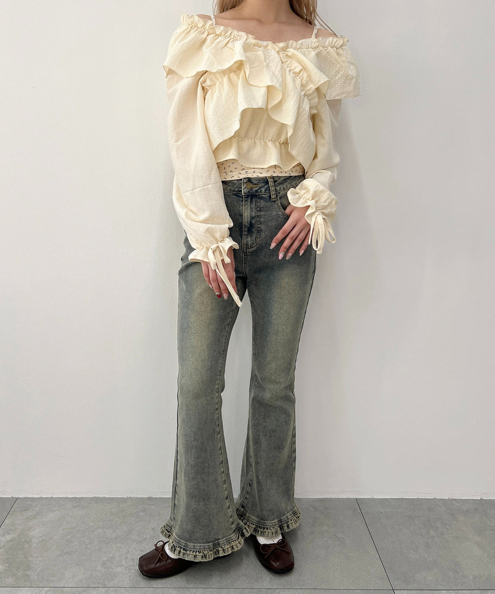 ホワイトアイボリー モデル：160㎝ F着用