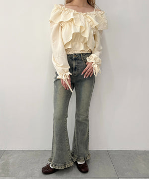 ホワイトアイボリー モデル：160㎝ F着用