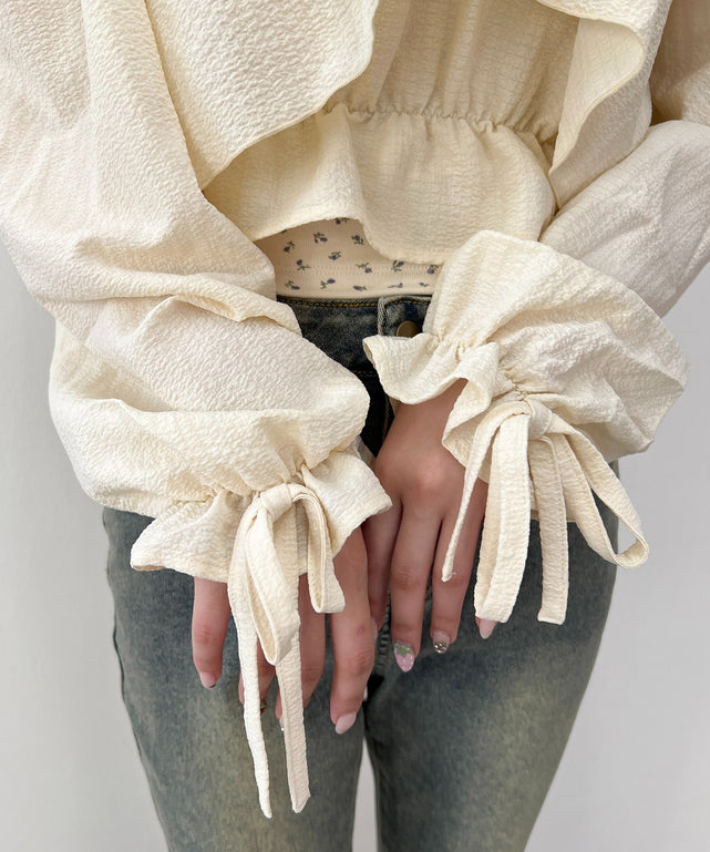 ホワイトアイボリー モデル：160㎝ F着用