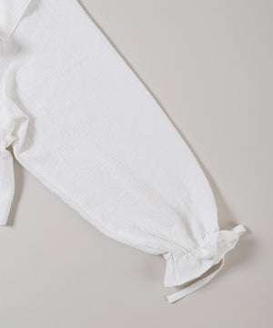 クロスフリルブラウス