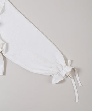 クロスフリルブラウス