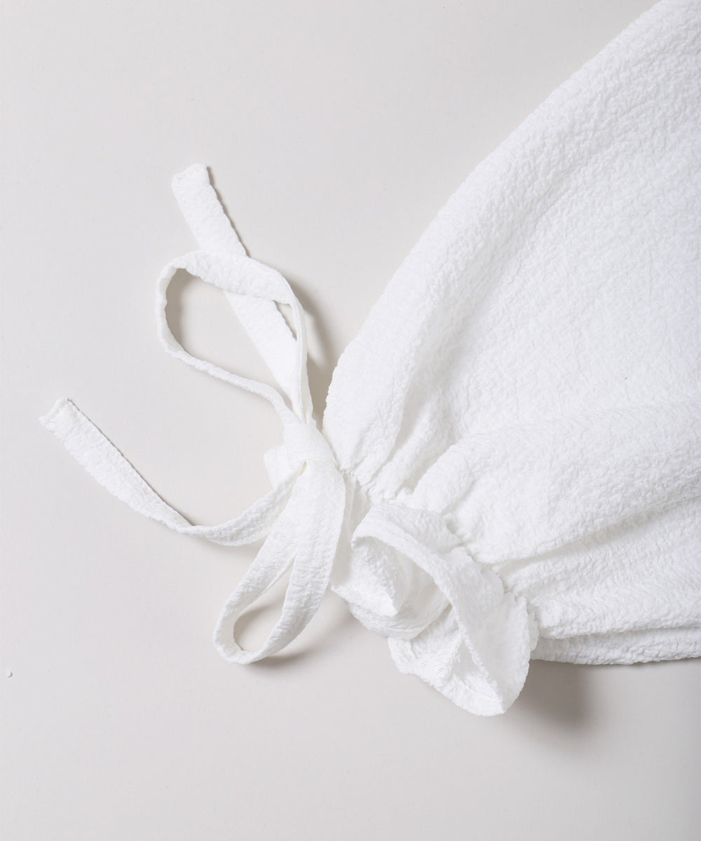 クロスフリルブラウス