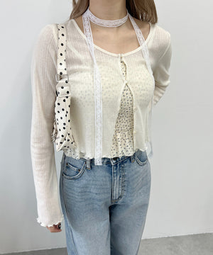 ホワイトアイボリー モデル：160㎝ F着用