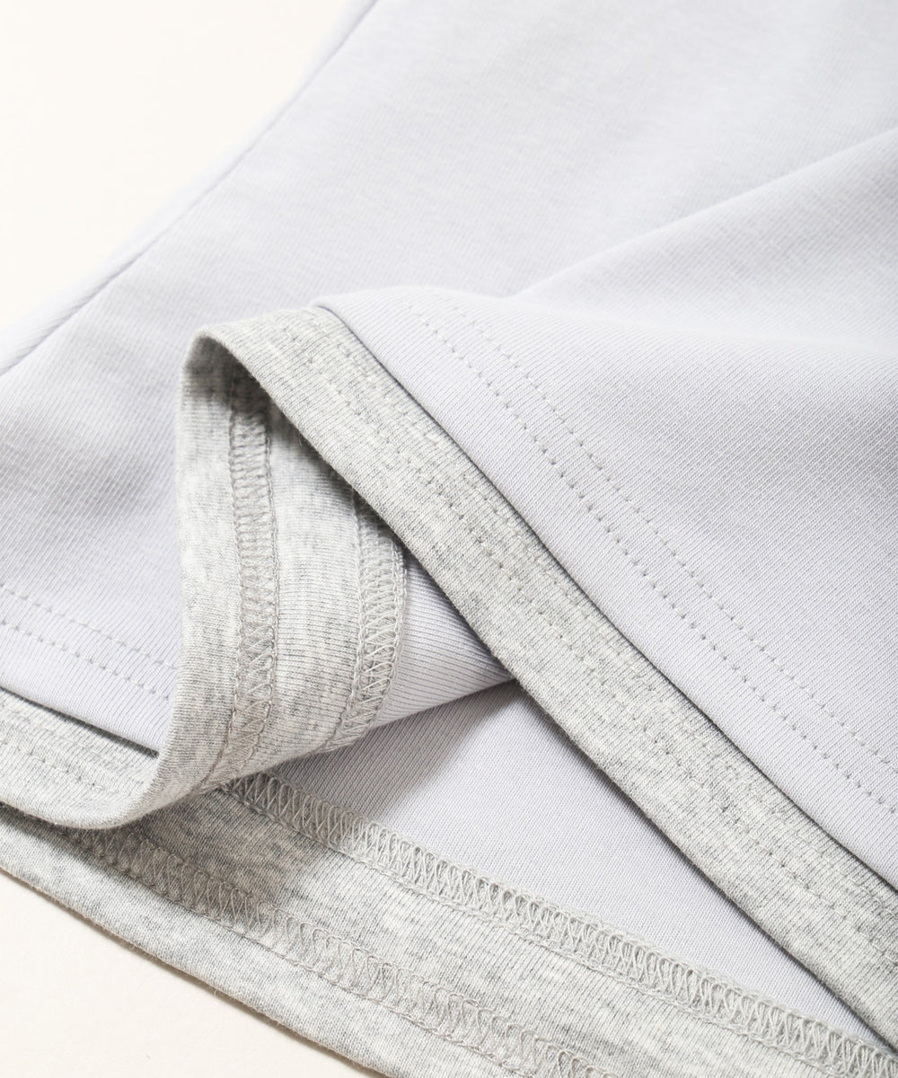 バイカラーレイヤードトップス