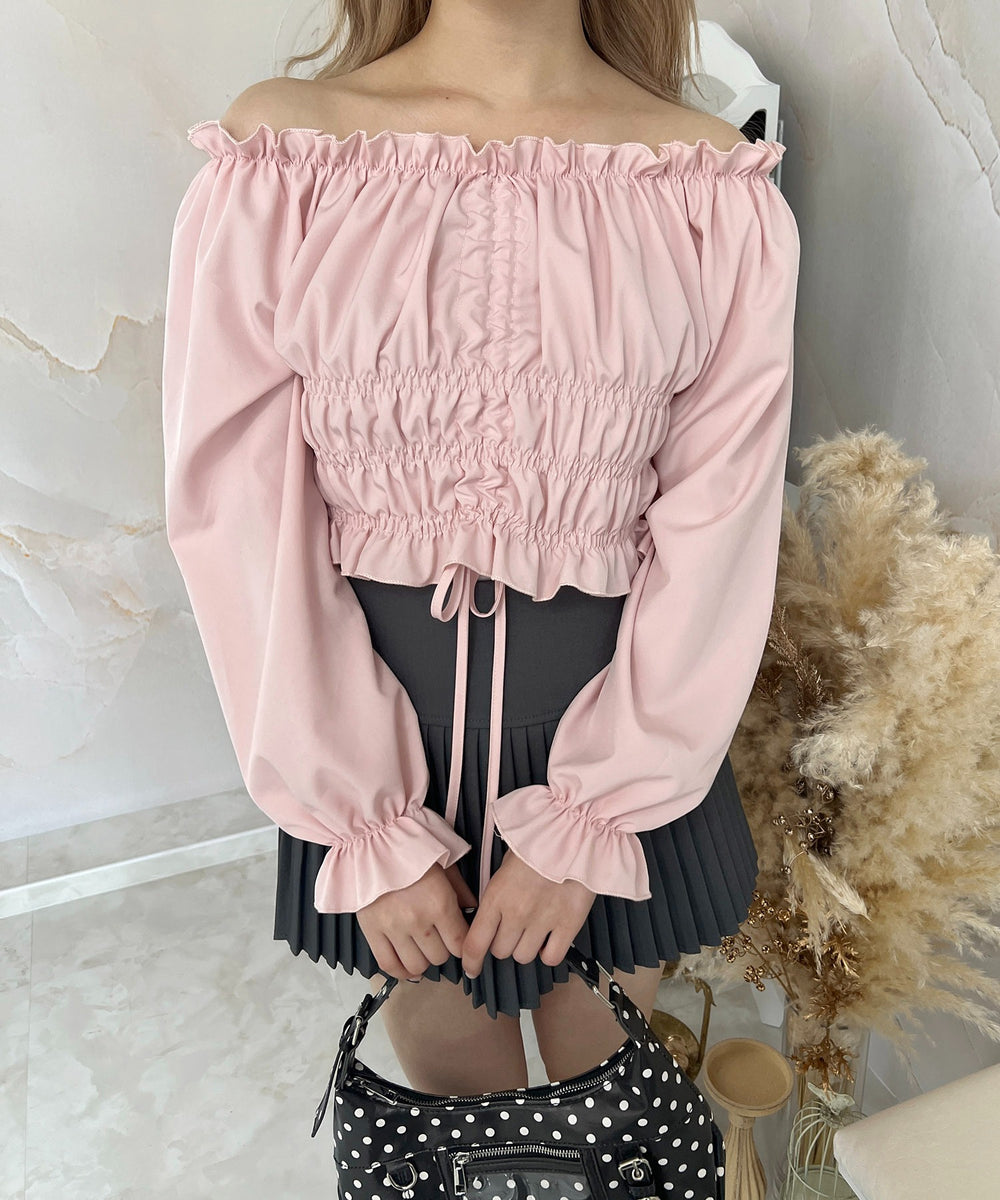 ピンク モデル：160㎝ F着用