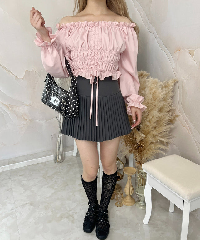 ピンク モデル：160㎝ F着用