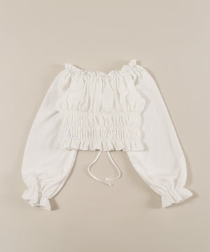 2WAYドロストデザインブラウス