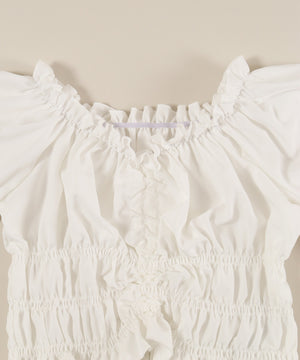 2WAYドロストデザインブラウス