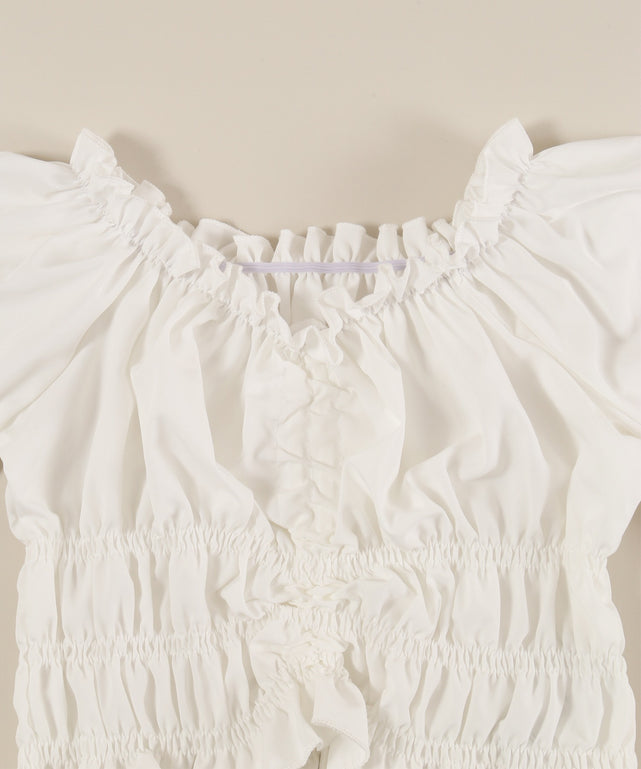 2WAYドロストデザインブラウス